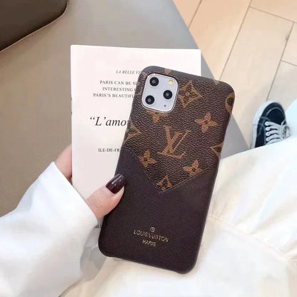 LV iPhone Card Wallet Cases