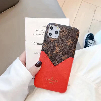 LV iPhone Card Wallet Cases