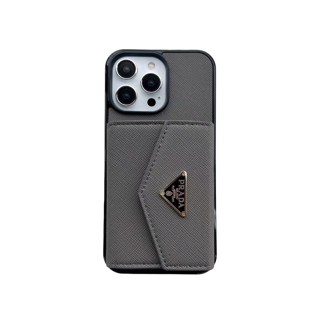 Luxury Prada Phone Cases with Card Holder