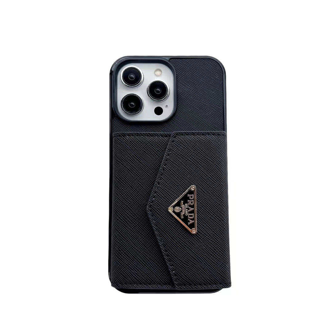 Luxury Prada Phone Cases with Card Holder
