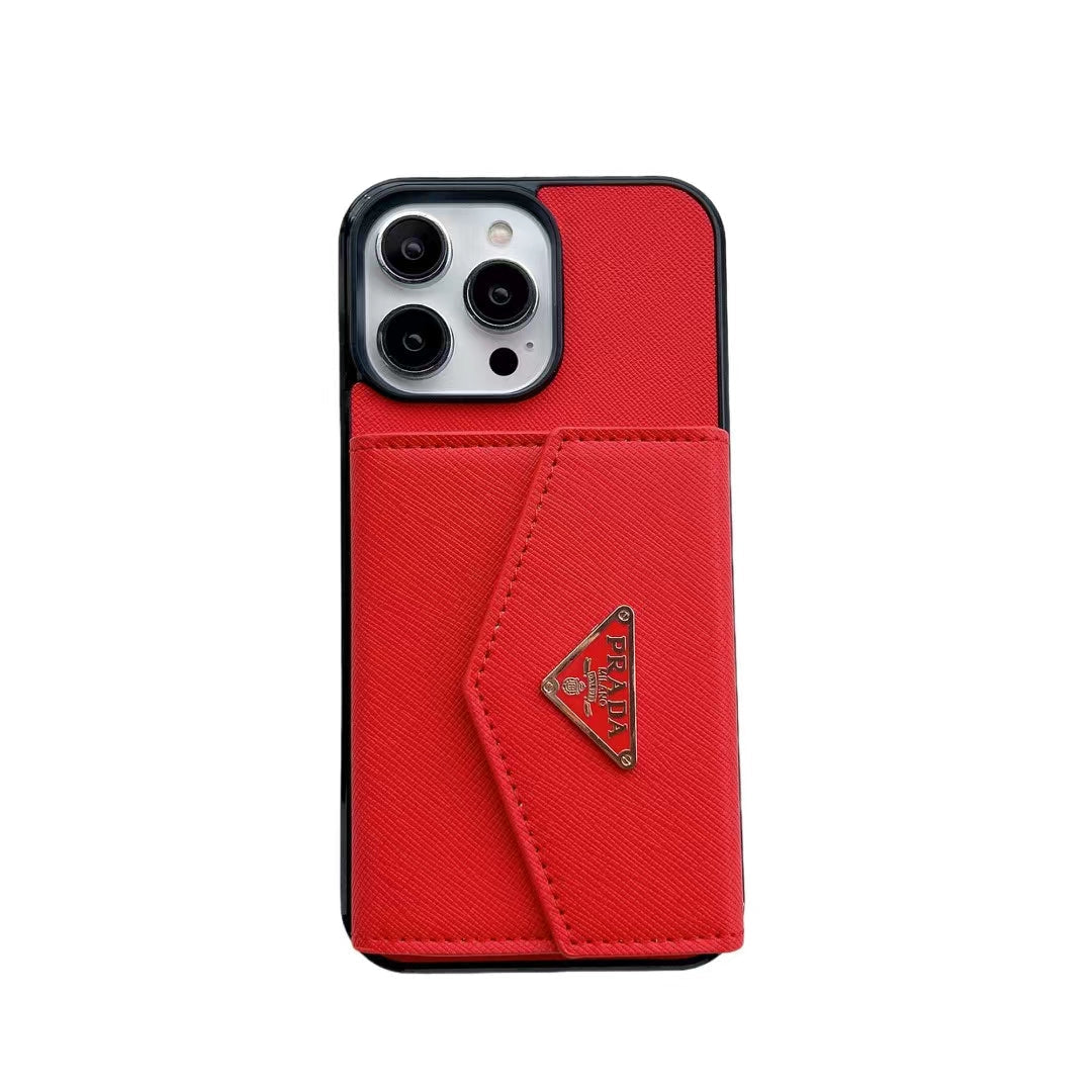 Luxury Prada Phone Cases with Card Holder
