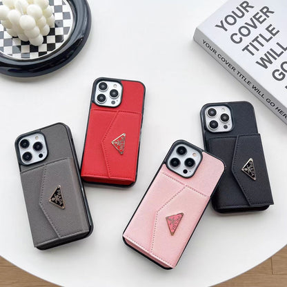 Luxury Prada Phone Cases with Card Holder