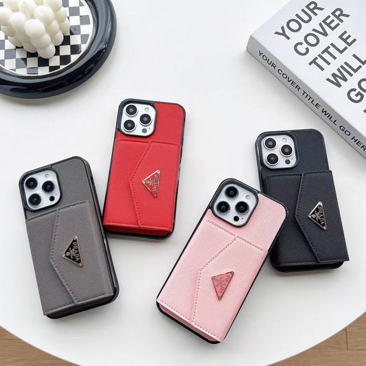 Luxury Prada Phone Cases with Card Holder