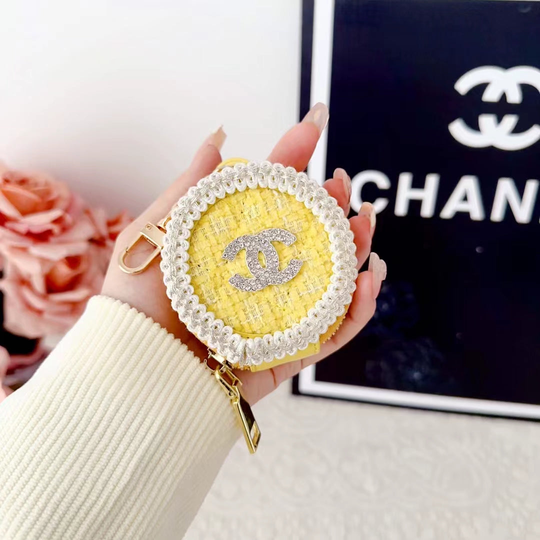LUXURY CHANEL Airpods Case With Mirror
