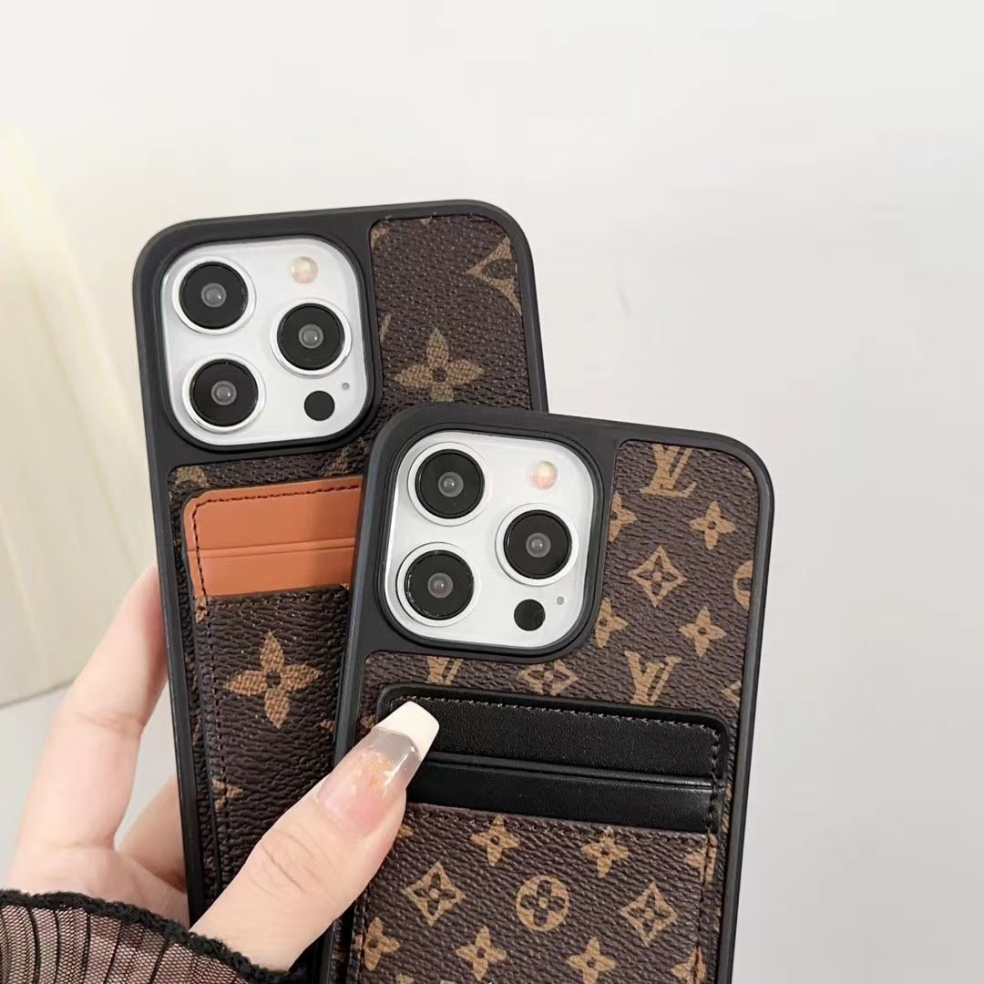 Luxurious Louis Vuitton Phone Cases Stylish with Card Holder