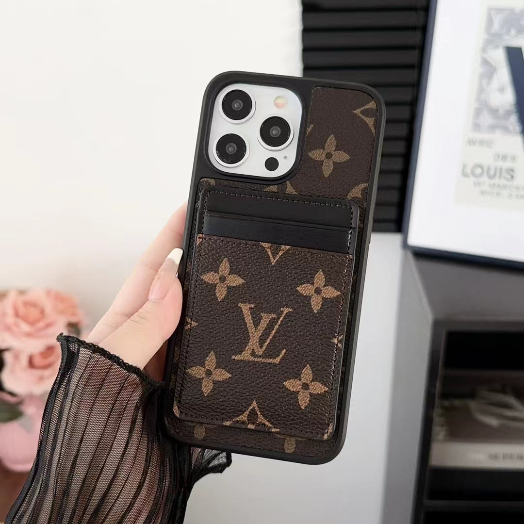 Luxurious Louis Vuitton Phone Cases Stylish with Card Holder