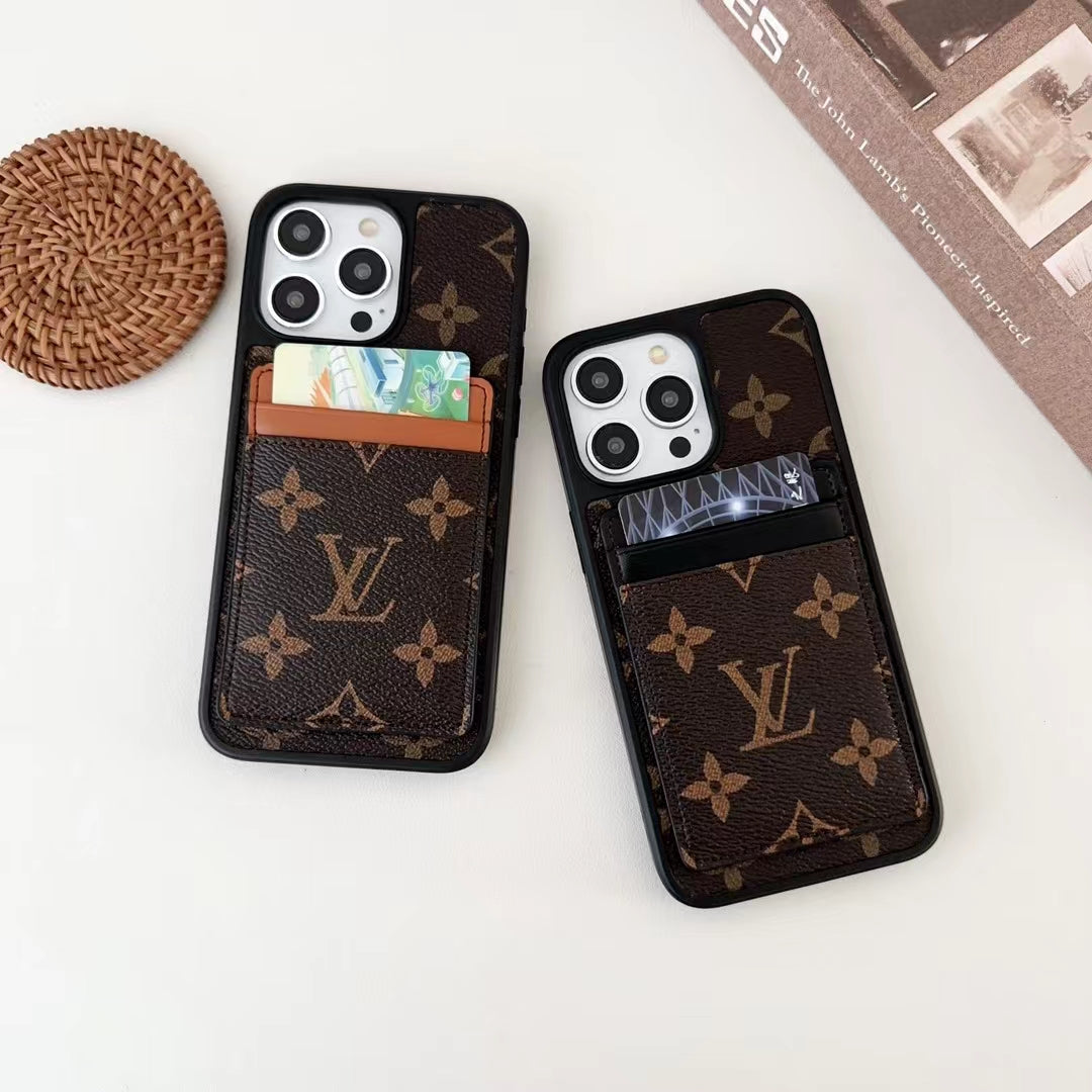 Luxurious Louis Vuitton Phone Cases Stylish with Card Holder