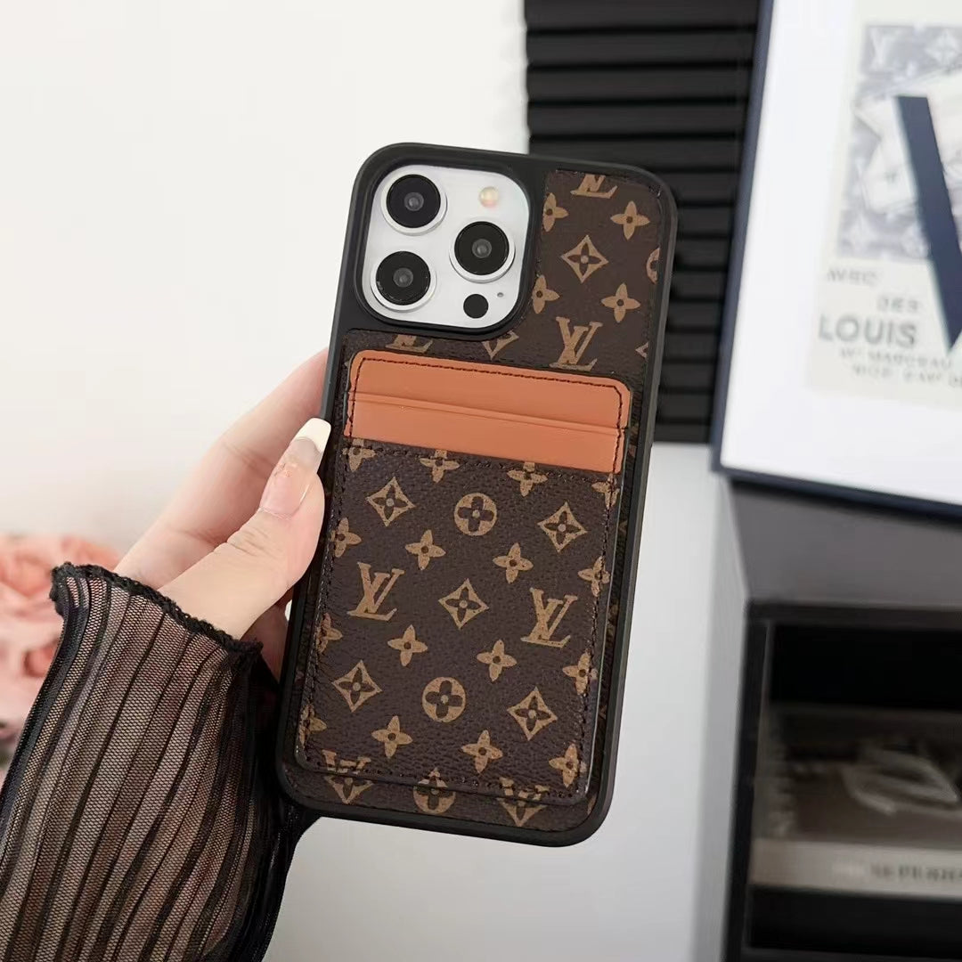 Luxurious Louis Vuitton Phone Cases Stylish with Card Holder