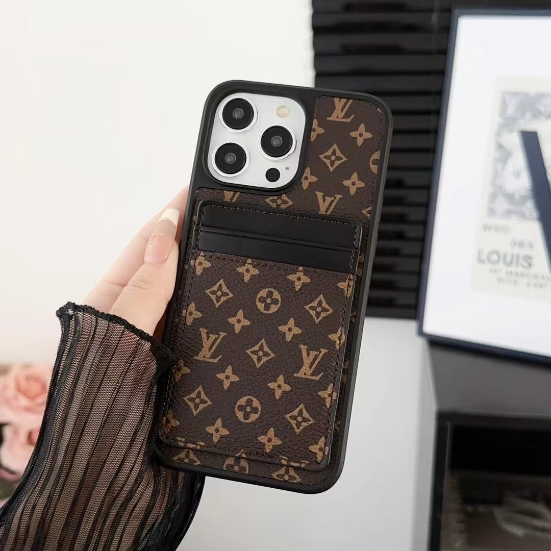 Luxurious Louis Vuitton Phone Cases Stylish with Card Holder