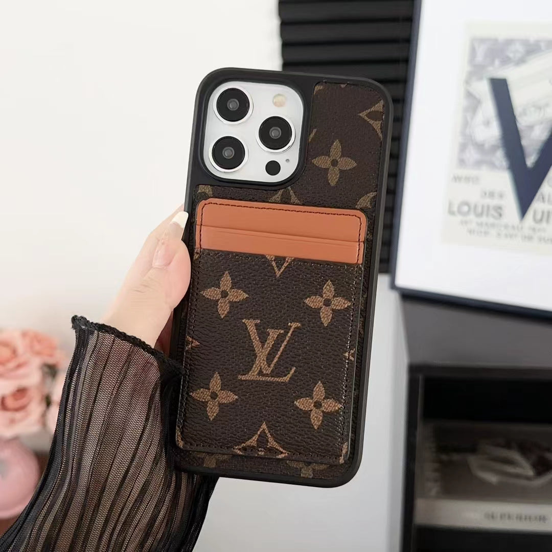 Luxurious Louis Vuitton Phone Cases Stylish with Card Holder