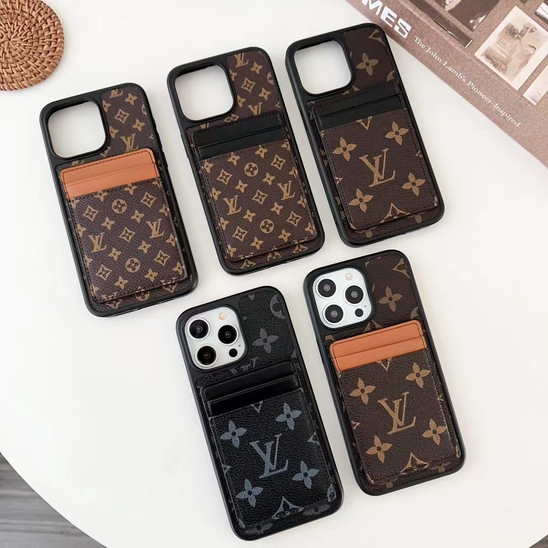Luxurious Louis Vuitton Phone Cases Stylish with Card Holder