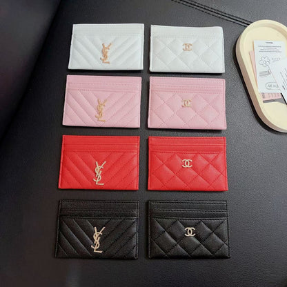 Fashionable YSL / Chanel Wallet Card Cases Durable