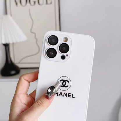 White Chanel Luxury Phone Cases