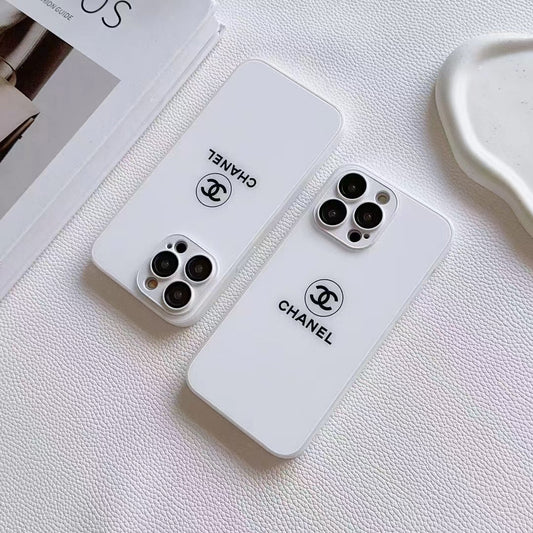 White Chanel Luxury Phone Cases