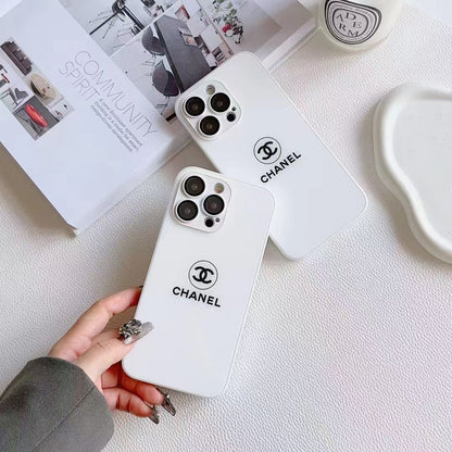White Chanel Luxury Phone Cases