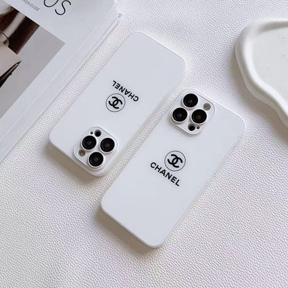 White Chanel Luxury Phone Cases