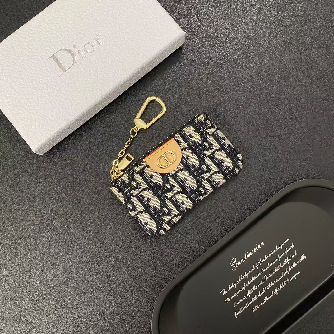 Christian Dior Wallet Card Cases Durable