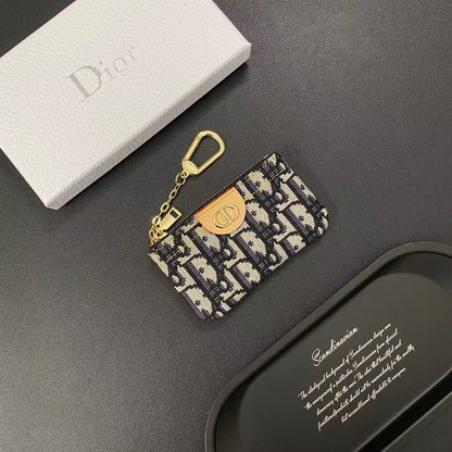 Christian Dior Wallet Card Cases Durable