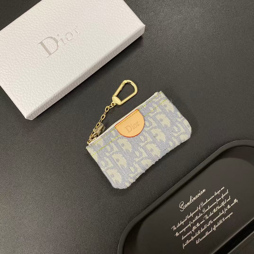 Christian Dior Wallet Card Cases Durable