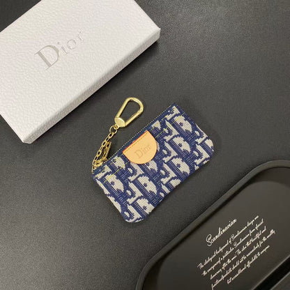 Christian Dior Wallet Card Cases Durable