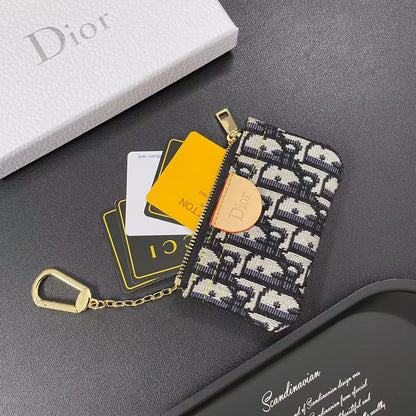 Christian Dior Wallet Card Cases Durable