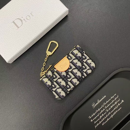 Christian Dior Wallet Card Cases Durable