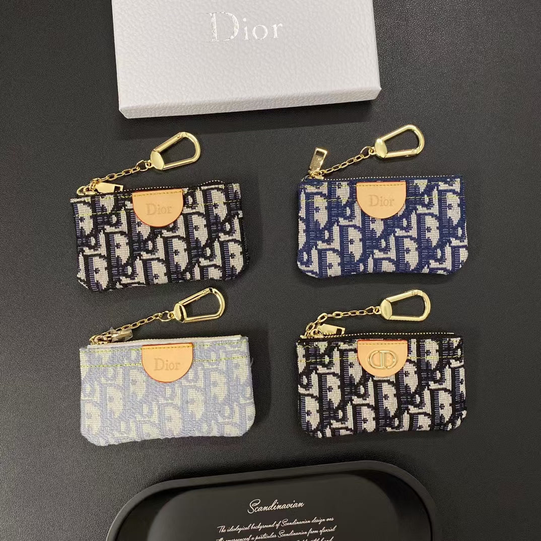 Christian Dior Wallet Card Cases Durable