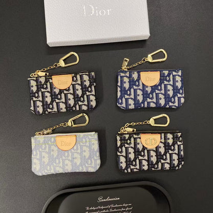 Christian Dior Wallet Card Cases Durable