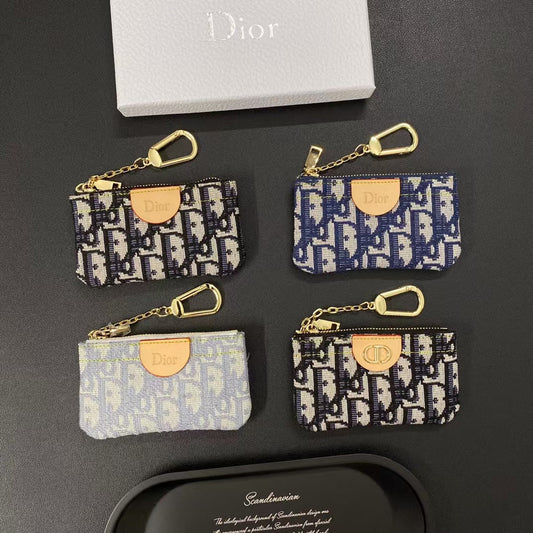 Christian Dior Wallet Card Cases Durable