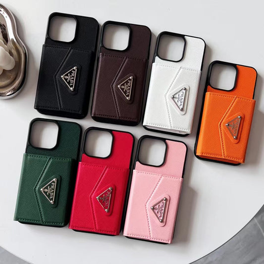 Prada iPhone Cases with Card Holder Fashionable