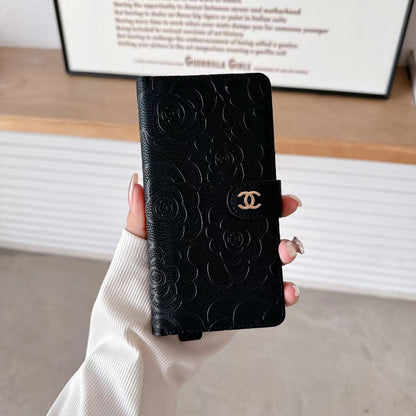 Chanel iPhone Case Full Cover with Card Holder