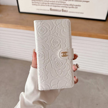Chanel iPhone Case Full Cover with Card Holder
