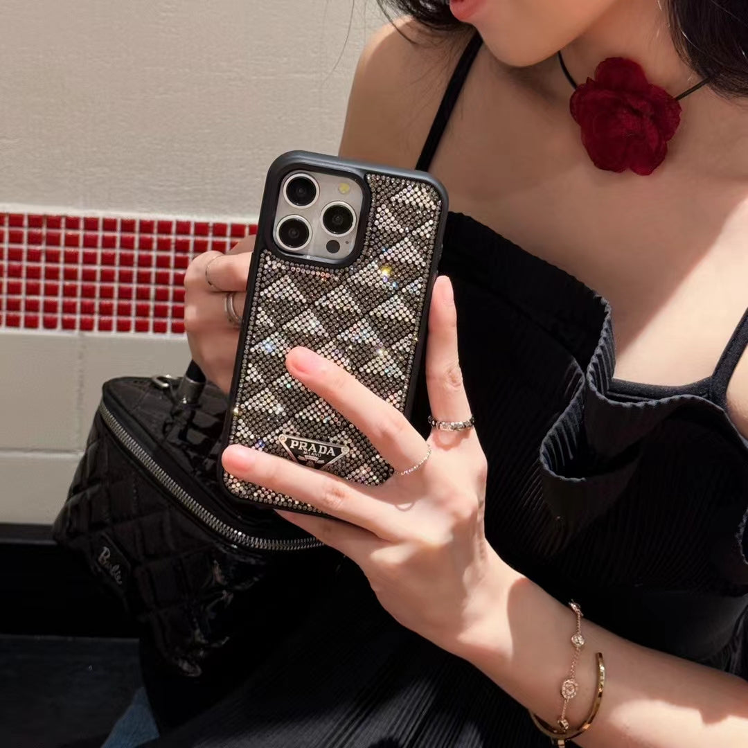 Glittery Prada iPhone Case
