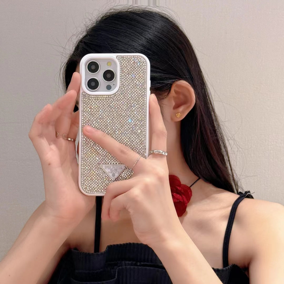 Glittery Prada iPhone Case