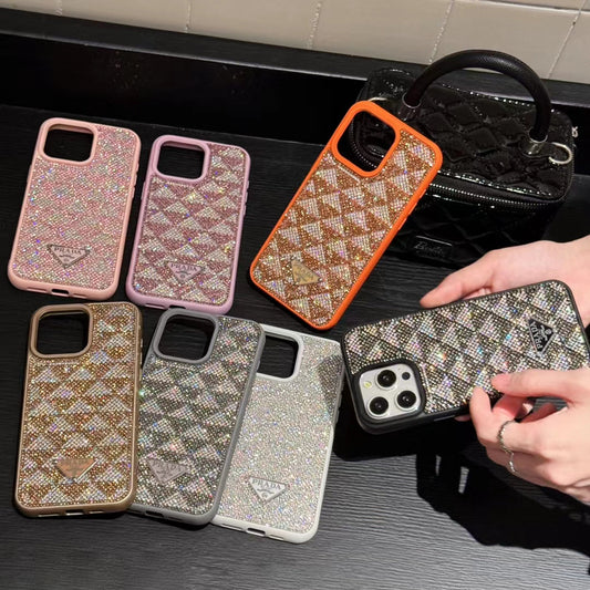 Glittery Prada iPhone Case