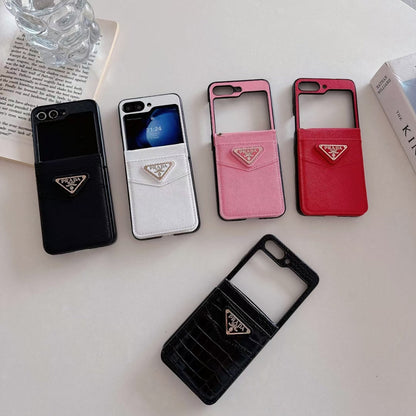 Prada Phone Cases with Wallet Card Holder Show Half Screen