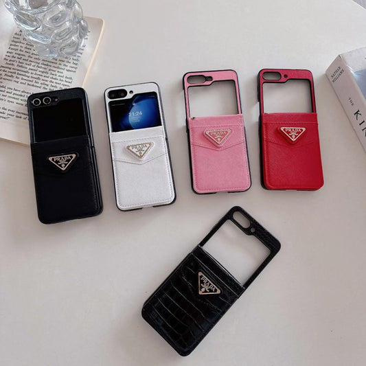 Prada Phone Cases with Wallet Card Holder Show Half Screen
