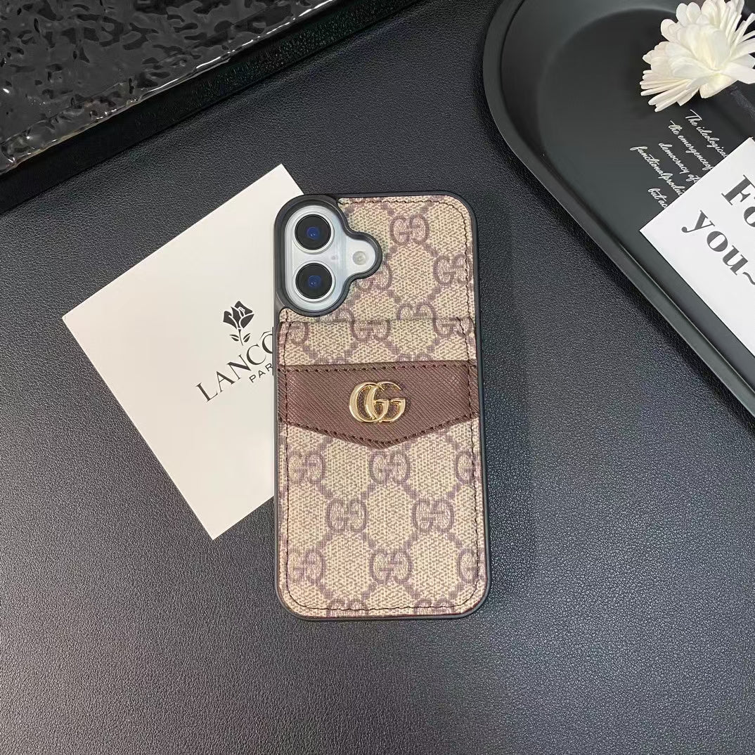 LV Phone Case with Card Holder