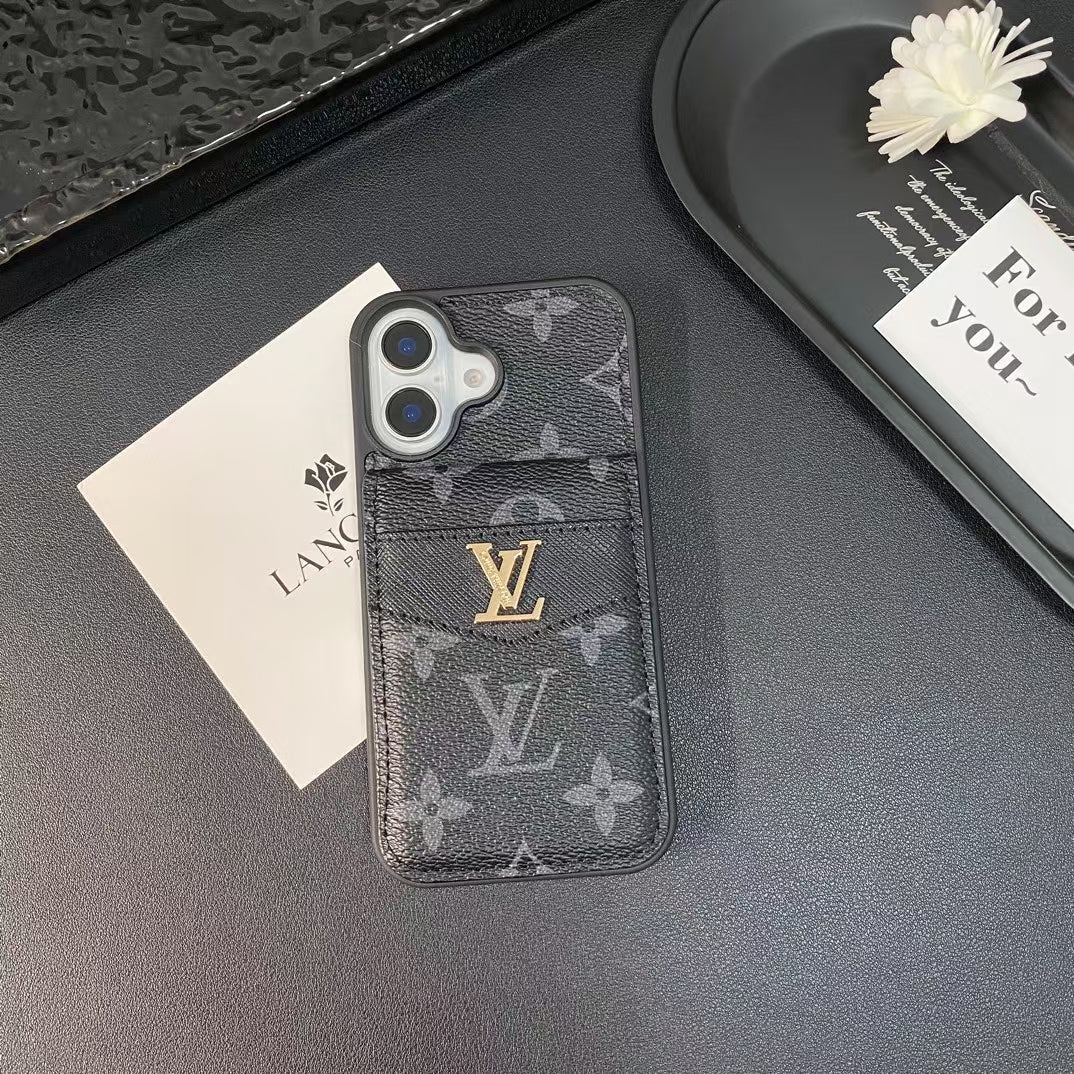 LV Phone Case with Card Holder