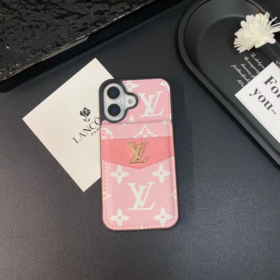 LV Phone Case with Card Holder