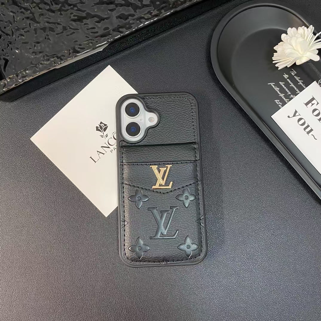 LV Phone Case with Card Holder