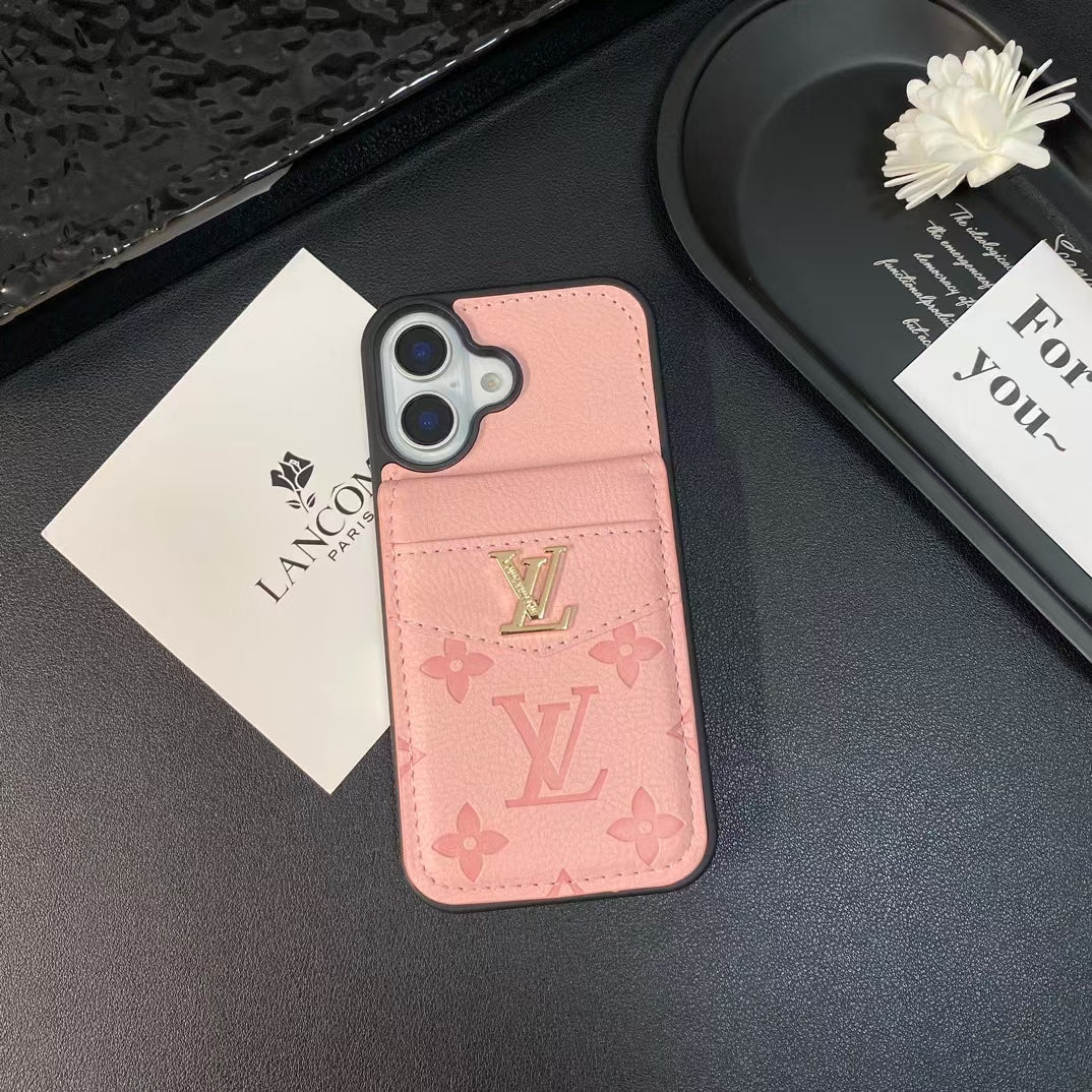 LV Phone Case with Card Holder