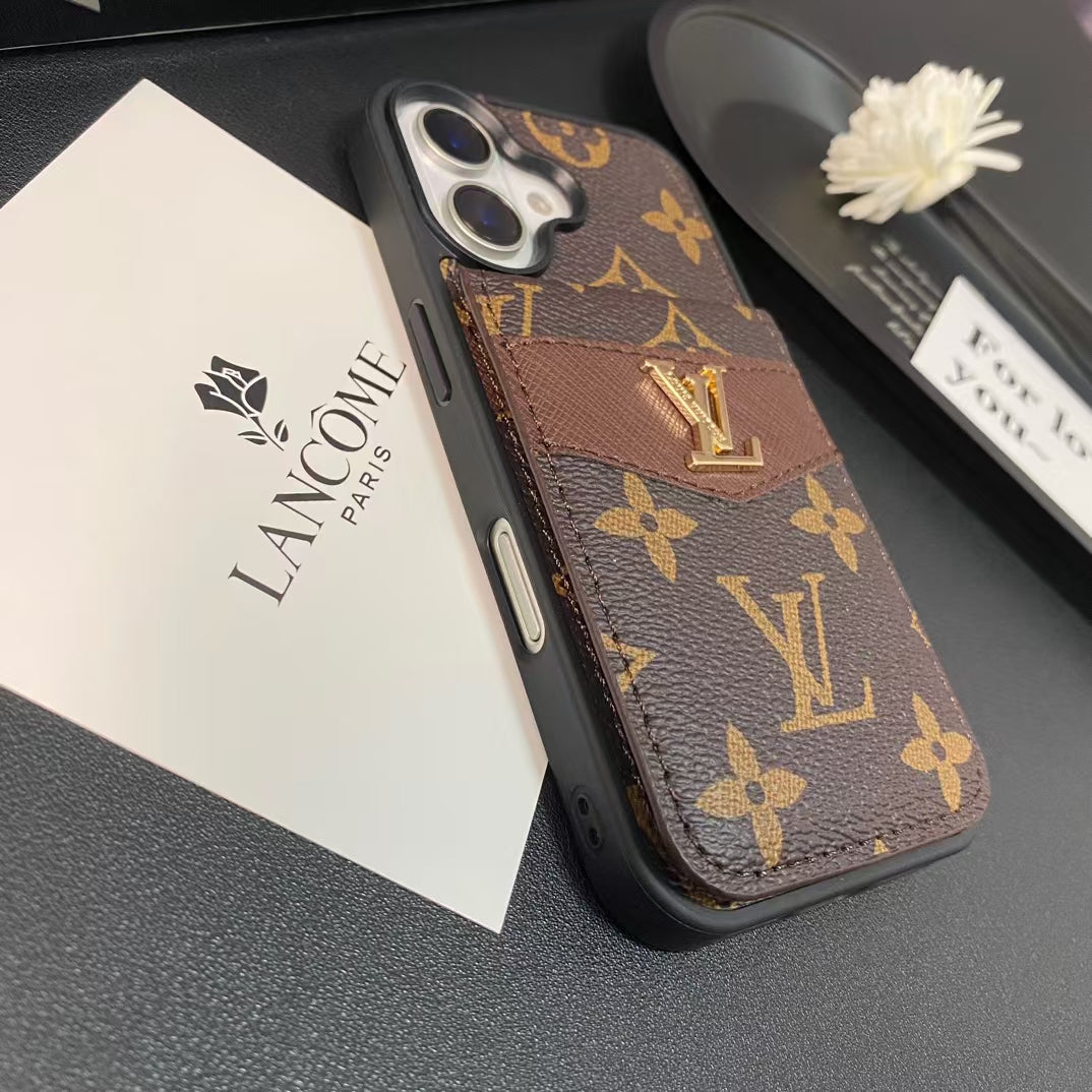 LV Phone Case with Card Holder