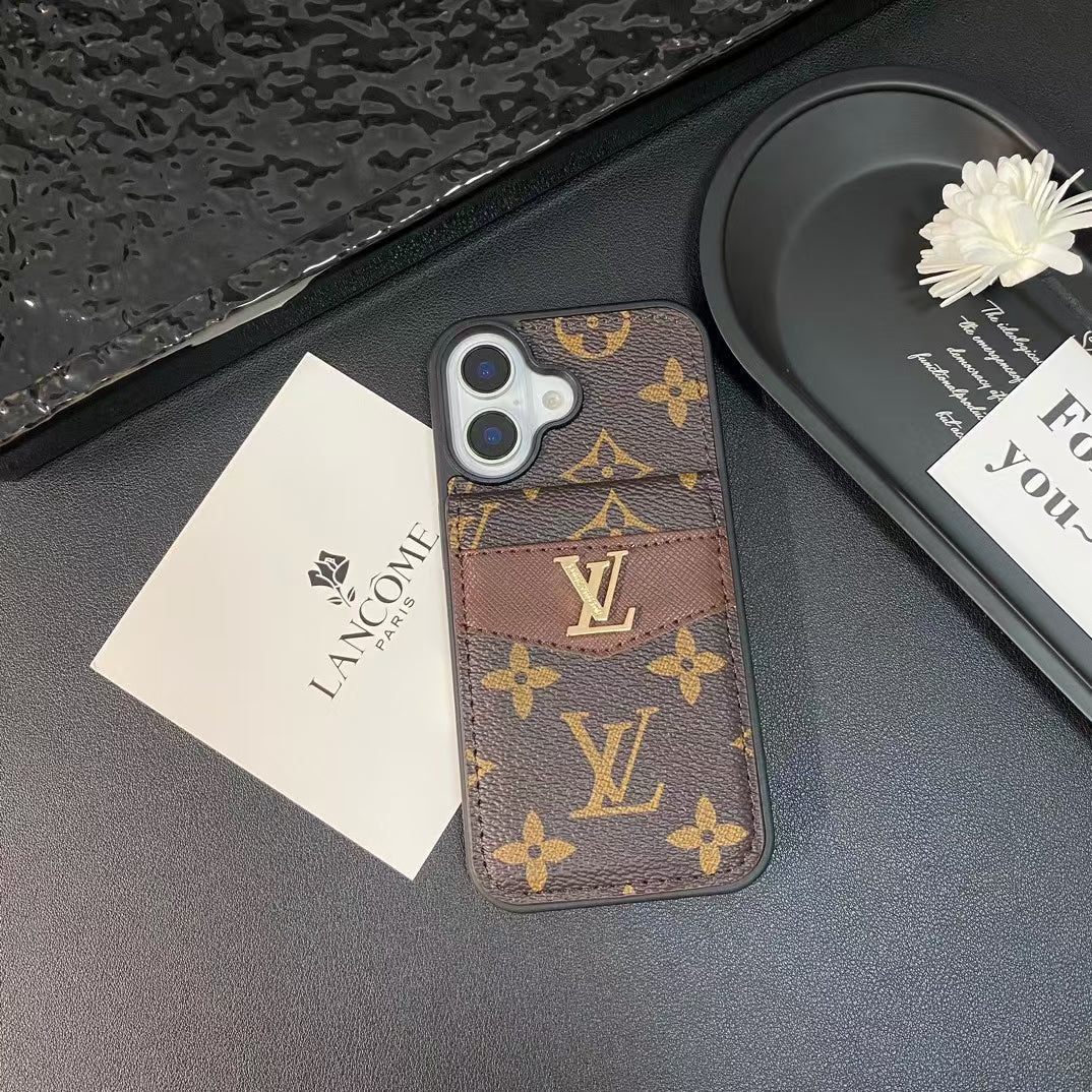 LV Phone Case with Card Holder