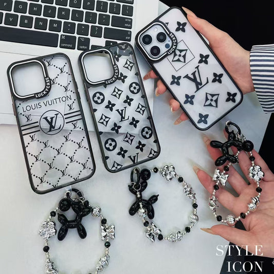 Louis Vuitton iPhone Case with Beaded Handgrip