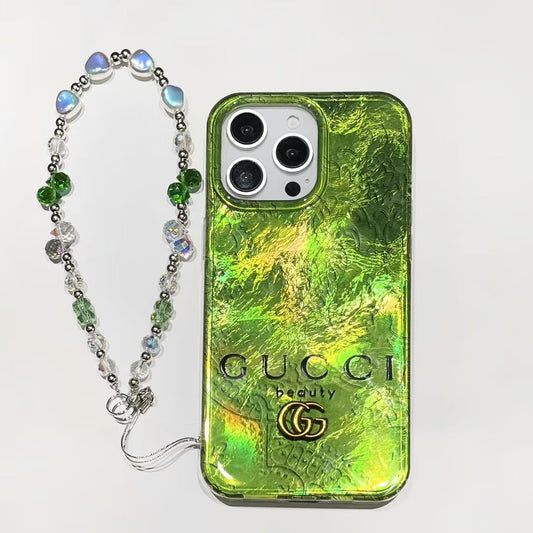Gucci with Beaded Handgrip iPhone Cases