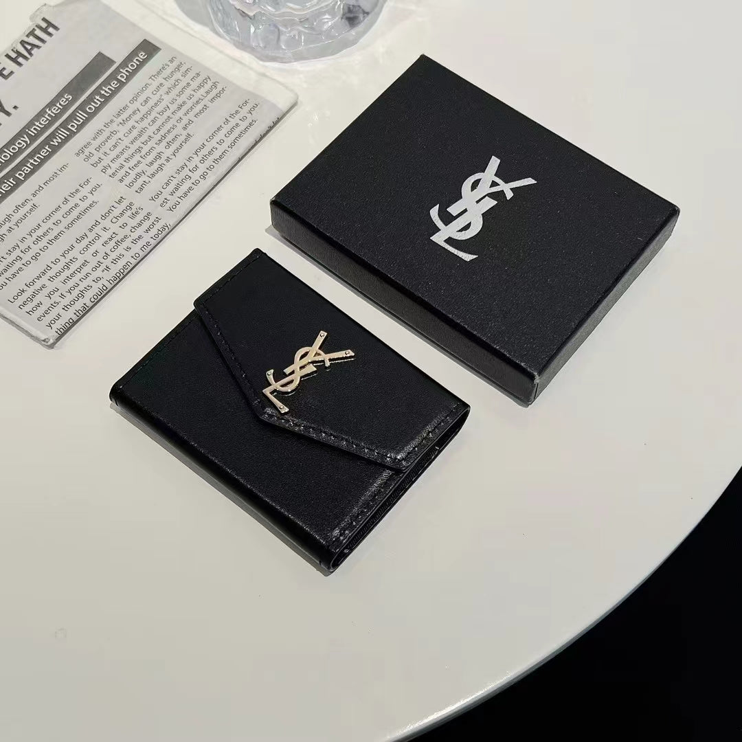 YSL Wallet Card Cases Durable