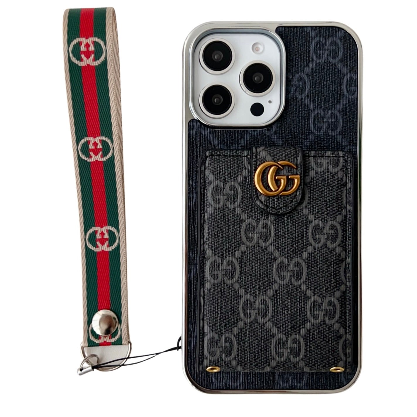 Fashionable Gucci with Wallet Card Holder iPhone Cases