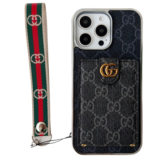 Fashionable Gucci with Wallet Card Holder iPhone Cases