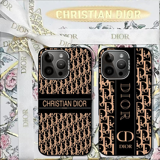 Christian Dior iPhone Cases Brown
